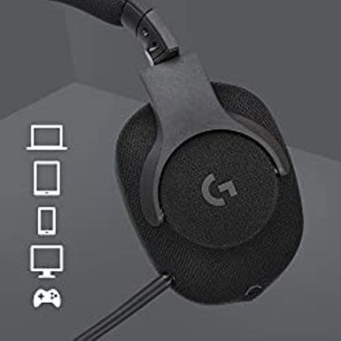Logitech - Wired 7.1 Gaming Headset - Black