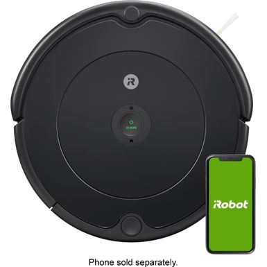 Alt View Zoom 1. iRobot - Roomba 694 Wi-Fi Connected Robot Vacuum - Charcoal Grey