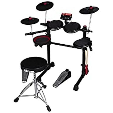 image of ddrum E-Flex Complete Electronic Set with Mesh Drum Heads, Black (DD EFLEX) with sku:b09ndzxb26-amazon