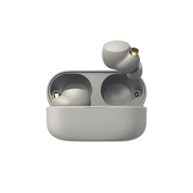 image of Sony WF-1000XM4 Truly Wireless Noise Canceling Earbuds, Silver with sku:sowf1xm4s-adorama