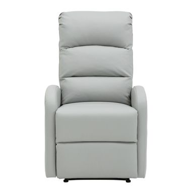 Rent to own Carson Carrington Marielle Recliner Chair - Light Grey Faux ...