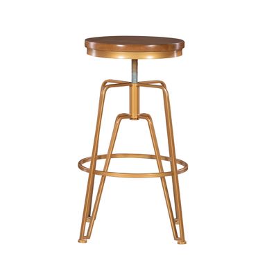 Wallace Adjustable Stool Matte Gold