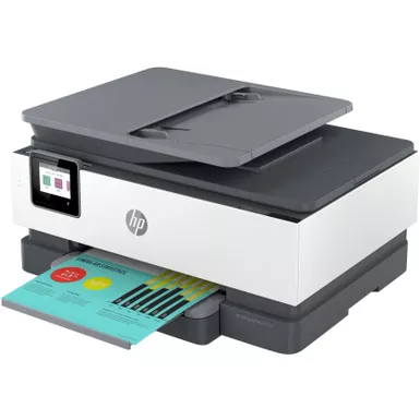 image of HP - OfficeJet Pro 8034e Wireless All-In-One Inkjet Printer - Refurbished - White with sku:bb22231192-bestbuy