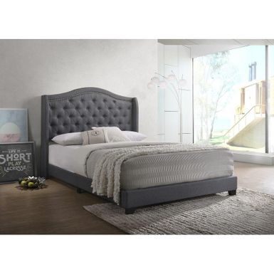 Wingback panel online bed