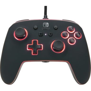 image of PowerA - Spectra Enhanced Wired Controller for Nintendo Switch - Black LED with sku:bb21951482-6495901-bestbuy-powera