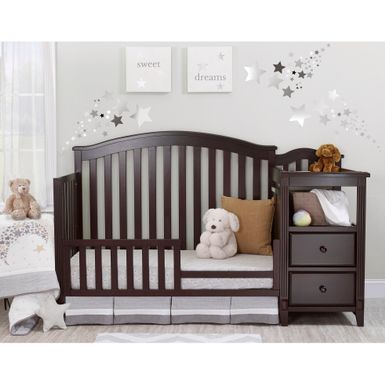 Rent to own Sorelle Berkley 4 in 1 Crib & Changer - Espresso - FlexShopper