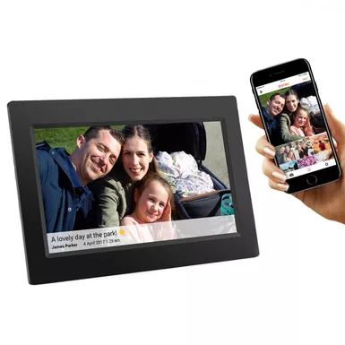 image of Supersonic - 10" Smart Photo Frame Black with sku:sc-7110w-powersales