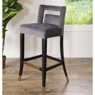 abbyson jemma velvet counter stool