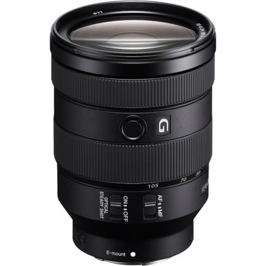 Front Zoom. Sony - G 24-105mm f/4 G OSS Standard Zoom Lens for E-mount Cameras - Black