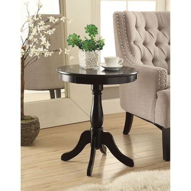 image of Side Table Round End Table in 4 Colors - 18*22 - Black with sku:zmqwrj9adkwd09ufwp9i1wstd8mu7mbs--ovr