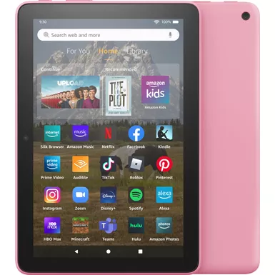 image of Amazon - Fire HD 8 (2022) 8" HD tablet with Wi-Fi 32 GB - Rose with sku:bb22067014-bestbuy