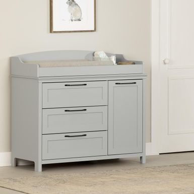 image of South Shore Daisie Changing Table - Soft Gray with sku:tcf2macpi0xts73rx87n_wstd8mu7mbs-sou-ovr