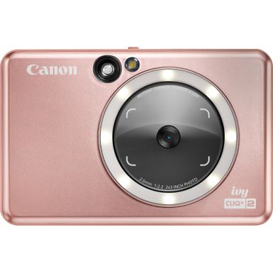 image of Canon - Ivy CLIQ+2 Instant Film Camera - Rose Gold with sku:bb21617345-6424503-bestbuy-canon