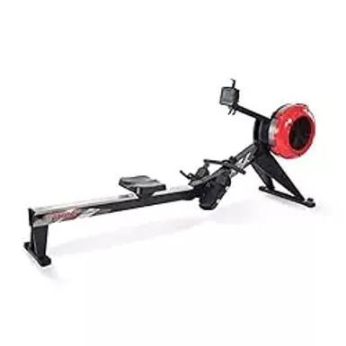 image of Stamina X AMRAP Rower Machine with Smart Workout App - Foldable Rowing Machine with Dynamic Air Resistance for Home Gym Fitness - Up to 300 lbs Weight Capacity with sku:b0767cmyw4-amazon