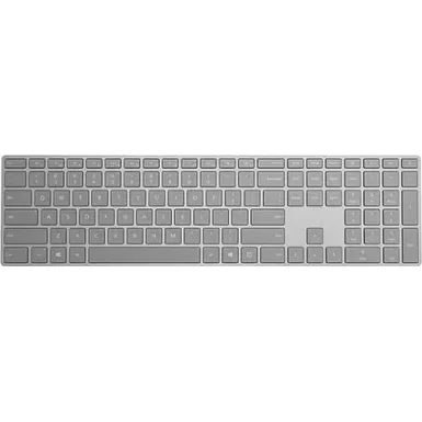 image of Microsoft - Surface Full-size Wireless Keyboard - Silver with sku:bb20508318-bestbuy
