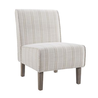 image of Lombard Slipper Chair Linen Stripe with sku:lfxs1579-linon