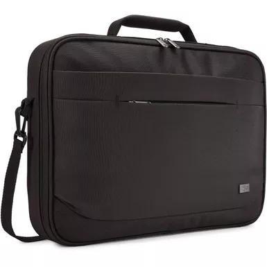 image of Case Logic Advantage 15.6" Laptop Briefcase, Black with sku:cg3203990-adorama