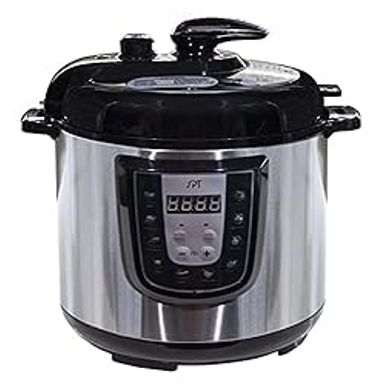 image of SPT EPC-14DA: 6-Quart Digital Stainless Steel Electric Pressure Cooker, BLACK with sku:b097s9hd9q-amazon