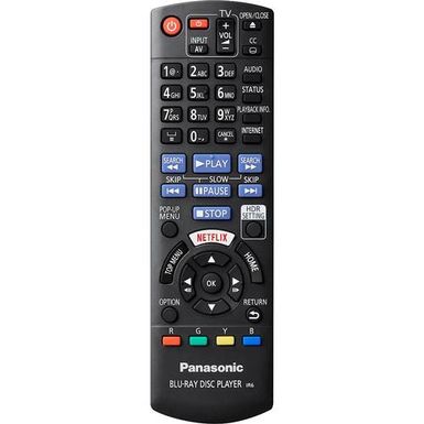 Remote Control Zoom. Panasonic - Streaming 4K Ultra HD Hi-Res Audio with Dolby Vision 7.1 Channel DVD/CD/3D Wi-Fi Built-In Blu-Ray Player, D