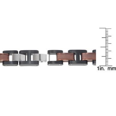 Stainless Steel Men'sTwo-Tone Link Bracelet - Stainless steel Bracelet