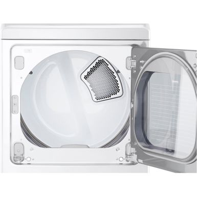 Alt View Zoom 1. LG - 7.3 Cu. Ft. Smart Gas Dryer with EasyLoad Door - White