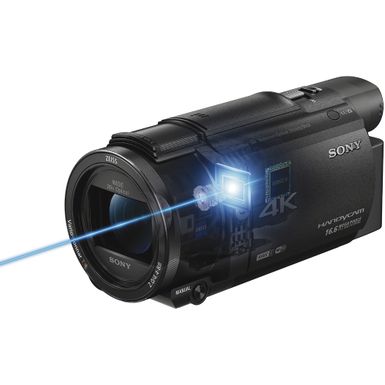 Alt View Zoom 2. Sony - Handycam AX53 4K Flash Memory Premium Camcorder - Black