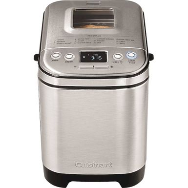 image of Cuisinart - Compact Automatic Bread Maker - Stainless Steel with sku:bb21509655-bestbuy