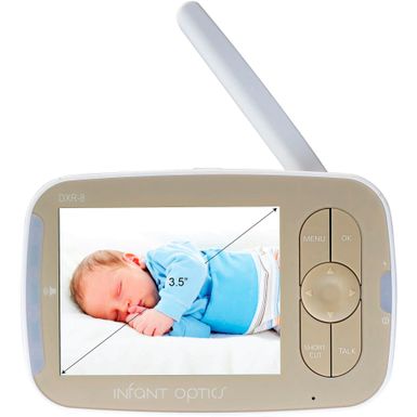 Alt View Zoom 11. Infant Optics - Video Baby Monitor with 3.5" Screen - Gold/White