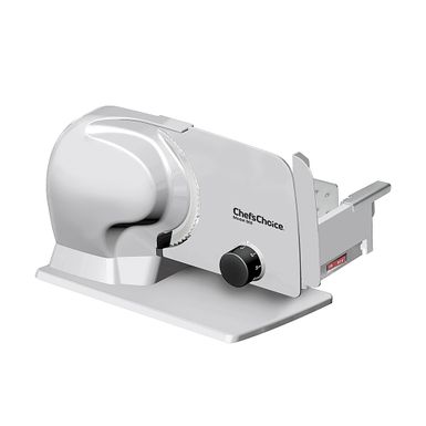image of Chef'sChoice - 665 Professional 8.5-Inch Electric Food and Meat Slicer with Stainless Steel Serrated Blade NSF Certified - Gray with sku:bb21677248-4286400-bestbuy-chef'schoice