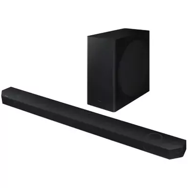 image of Samsung Soundbar Q-series 5.1.2 Channel Dolby Atmos With Q-symphony (2024) with sku:hwq800d-electronicexpress