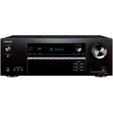 Front Zoom. Onkyo - TX-SR494 7.2-Channel A/V Receiver - Black