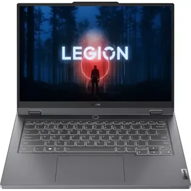 image of Lenovo - Legion Slim 5 14.5" OLED Gaming Laptop - Ryzen 7 7840HS with 16GB Memory - NVIDIA GeForce RTX 4060 8GB with 1 TB SSD - Storm Grey with sku:bb22205476-bestbuy
