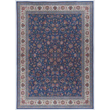 Hiolair Blue And Ivory 6.7X9.7 Area Rug