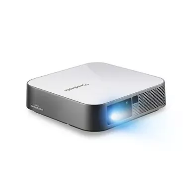 image of ViewSonic - M2e Portable Smart DLP LED Projector - Silver with sku:bb21711230-bestbuy