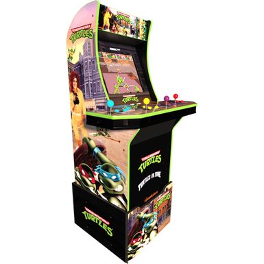 image of Arcade1up Teenage Mutant Ninja Turtles: Turtles in Time Arcade Machine with sku:tmntlivearc-electronicexpress