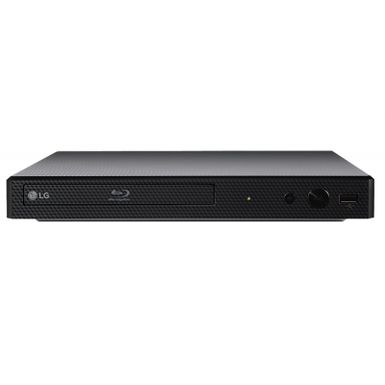 image of LG Black Blu-ray Disc Player with Streaming Services with sku:bp175rf-bp175rf-abt