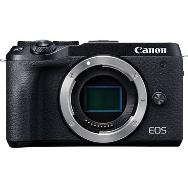 image of Canon - EOS M6 Mark II Mirrorless Camera (Body Only) - Black with sku:bb21311008-6373128-bestbuy-canon