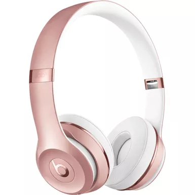 image of Beats - Solo Wireless On-Ear Headphones - Rose Gold with sku:mx442ll/a-streamline