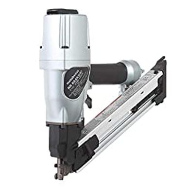 image of Metabo HPT 2-1/2-Inch Strap-Tite Fastening System Strip Nailer, Short Magazine, Pneumatic, Accepts 1-1/2" and 2-1/2" Nails, Metal Connector | NR65AK2(S) with sku:b07myx99ml-amazon