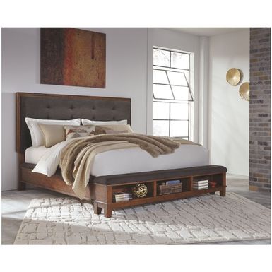 Rent to own Ralene Upholstered Panel Bed - Storage Bed/Panel Bed ...