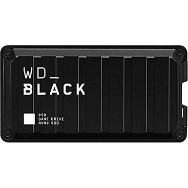 image of WD_Black 4TB P50 Game Drive Portable External Solid State Drive SSD, Compatible with Playstation, Xbox, PC, & Mac, Up to 2,000 MB/s - WDBA3S0040BBK-WESN with sku:b08v8thxnl-wd_-amz