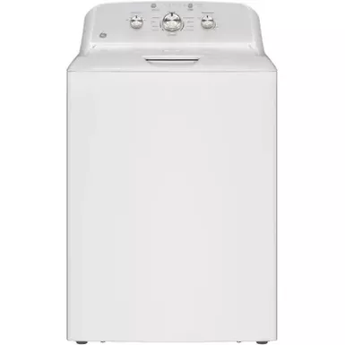 image of Ge Washer 4.3 Cu. Ft. Capacity With Stainless Steel Basket In White with sku:gtw385aswws-electronicexpress