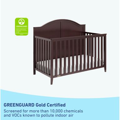Graco Wilfred 5-in-1 Convertible Crib - Pebble Gray