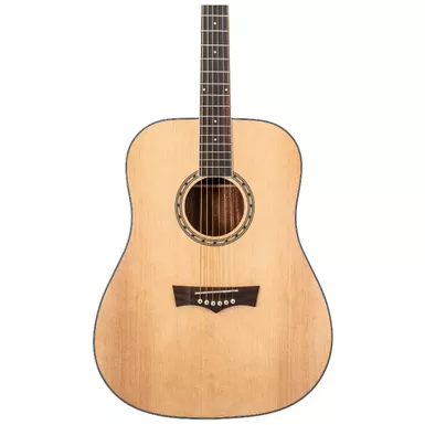 image of Peavey Delta Woods 2 Solid Top Dreadnaught Acoustic Guitar w/Case with sku:pea-3620200-guitarfactory