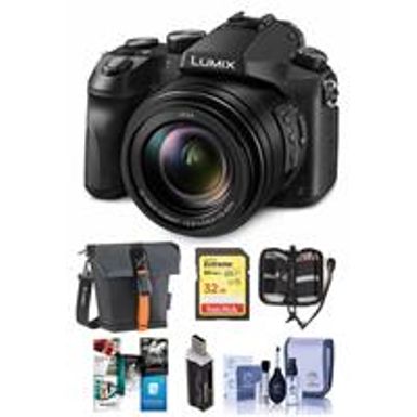 Panasonic Lumix DMC-FZ2500 Digital Camera - Bundle With Camera Case, 32GB SDHC U3 Card, Memory Wallet, Cleaning Kit, SD Card Reader, PC...