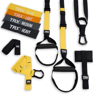 image of TRX - Elite System Suspension Trainer - Black/Yellow with sku:bb21452063-6367055-bestbuy-trx