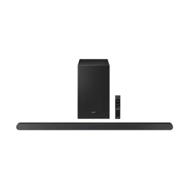 Samsung - HW-S700D 3.1 Channel S-Series Soundbar with Wireless Subwoofer, Dolby Atmos and Q-Symphony - Titan Black