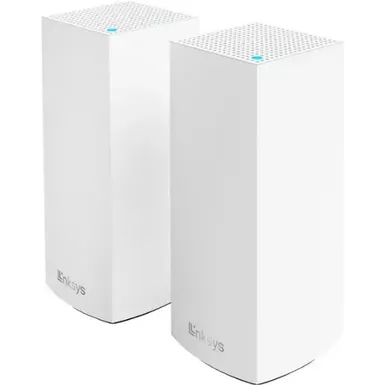 image of Linksys - Atlas 6 WiFi 6 Router AX3000 Dual-Band WiFi Mesh Wireless Router (2-pack) - White with sku:bb21998651-bestbuy