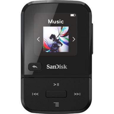 image of SanDisk - Clip Sport Go 32GB* MP3 Player - Black with sku:bb21190448-6333135-bestbuy-sandisk