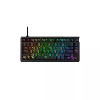image of HyperX - Alloy Rise 75 75% Wired Mechanical Linear Switch Gaming Keyboard with RGB Lighting - Black with sku:bb22310893-bestbuy
